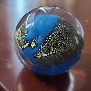 R. Strong signed art glass vintage paperweight